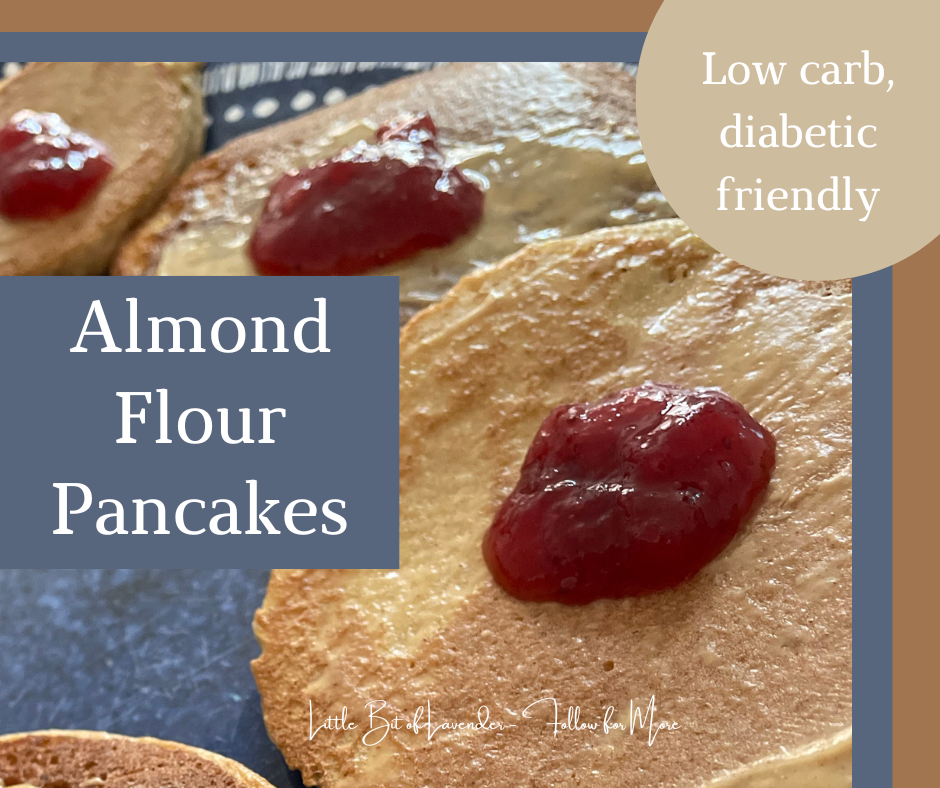 Almond Flour Pancakes (Diabetic Friendly)
