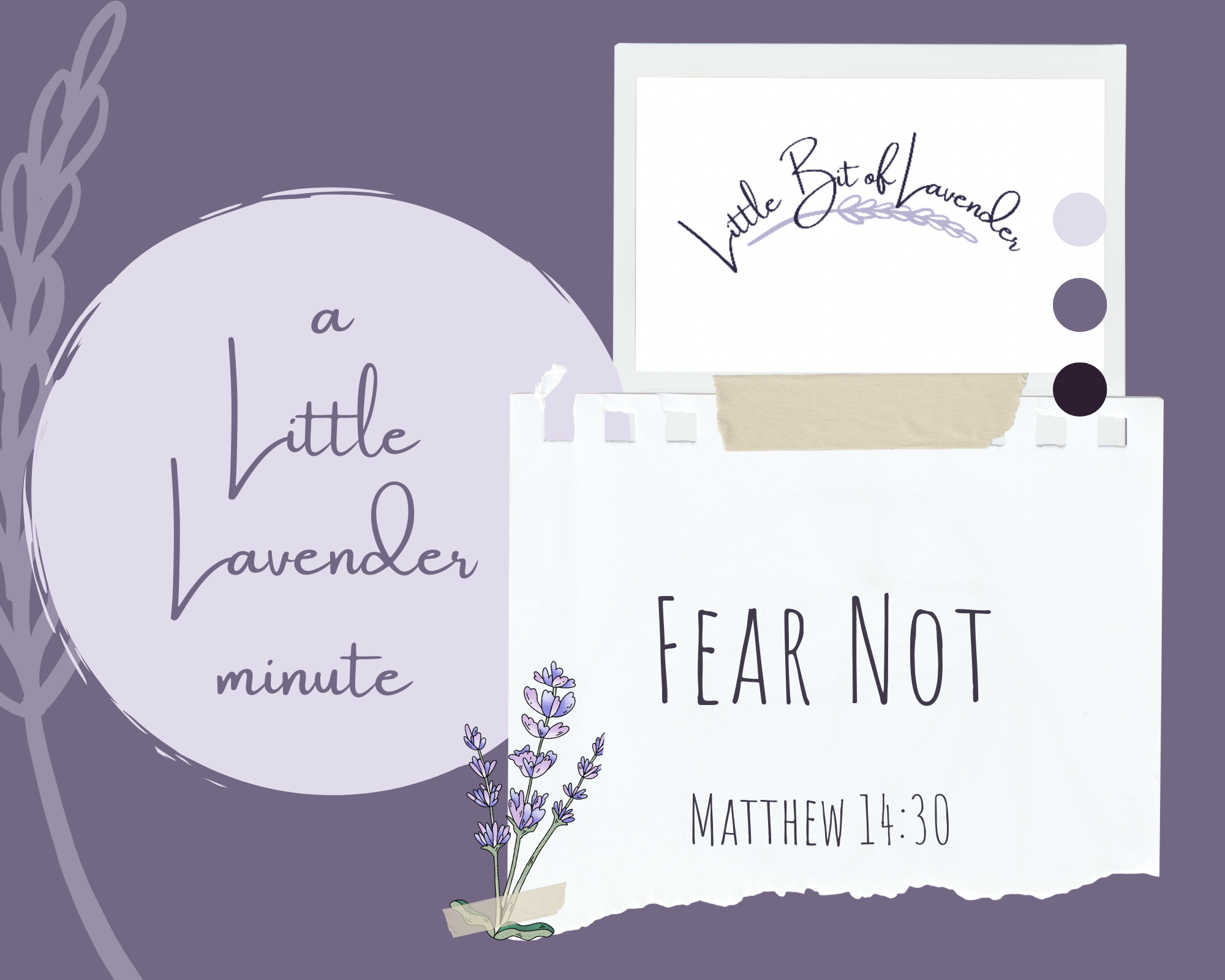 Fear Not – Matthew 14:30