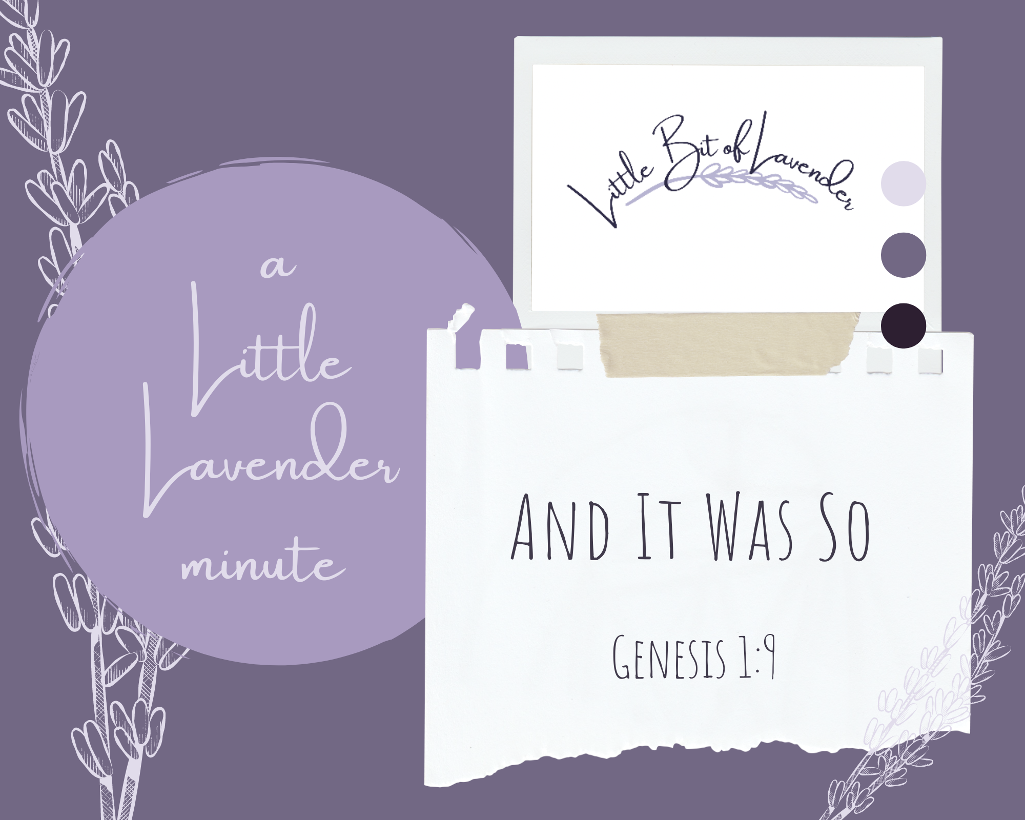 And It Was So – Genesis 1:9