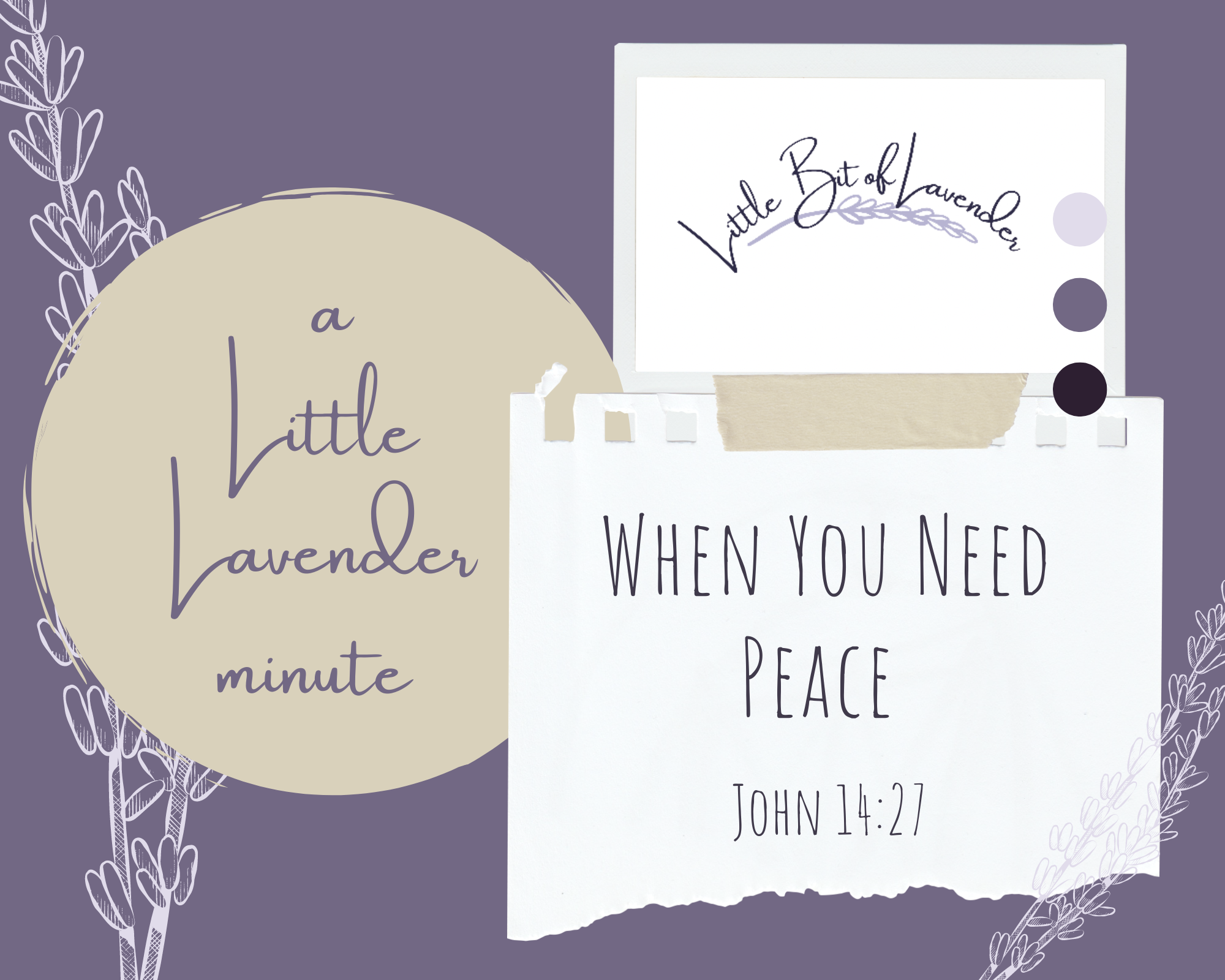 When You Need Peace – John 14:27