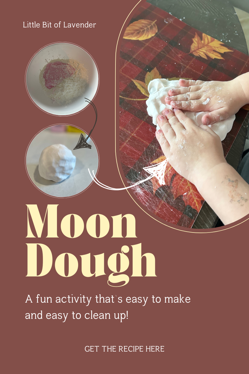 2 Ingredient Moon Dough – Fun and Easy
