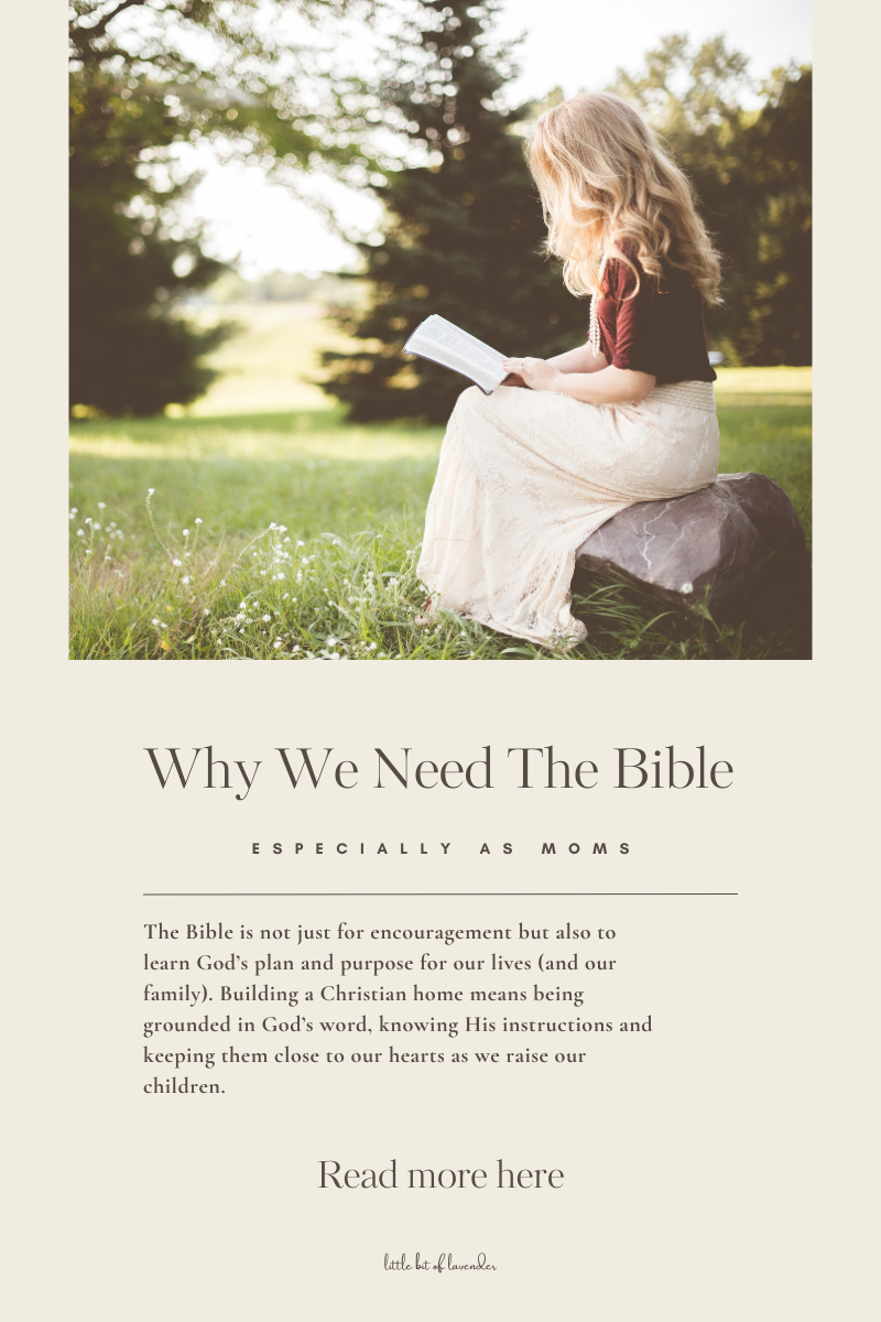 Why We Need the Bible, Especially as Moms